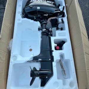Alternative view of Brand New 2025 Mercury 5 HP Fourstroke Outboard Motor – Long Shaft