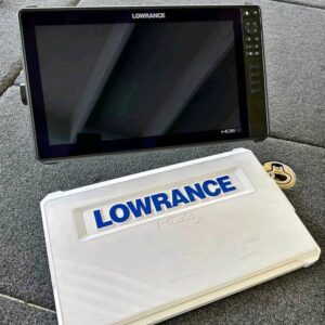 Alternative view of Lowrance HDS 12 Live and Active Target 2 Full Set-Up