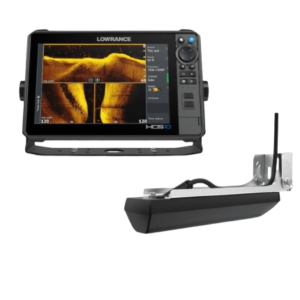 Alternative view of HDS PRO Fish Finder/Chart Plotter with Transducer